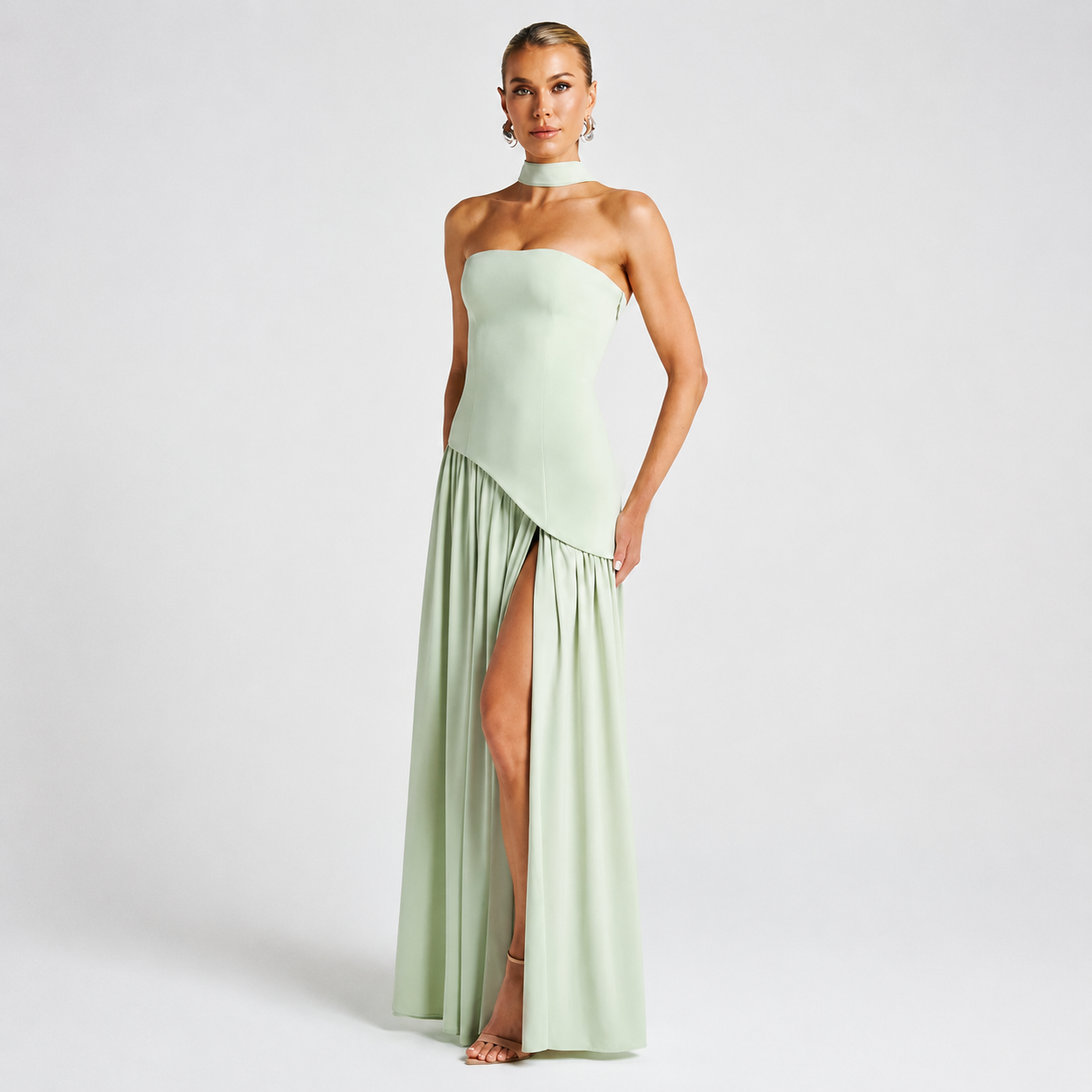 Fatimea - Robe Maxi Élégante Bustier
