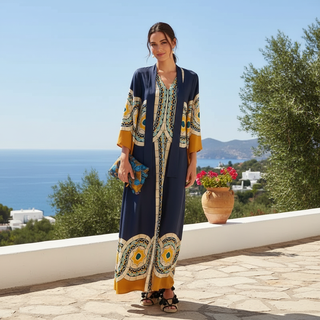 Kymbrea - Robe Maxi Ample et Élégante
