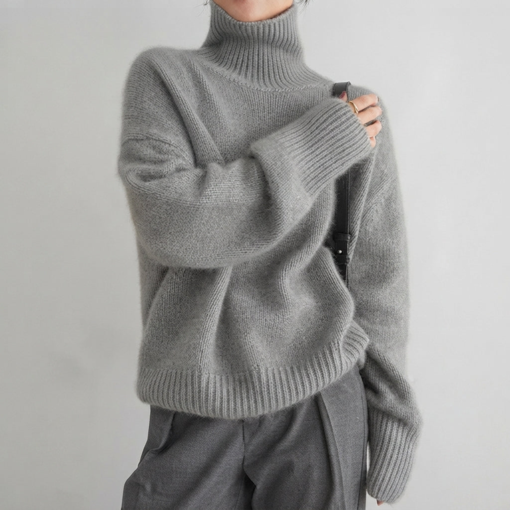 Lea - Pull à col roulé élégant pour femmes