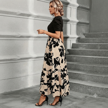 Astrid - Robe Jupe Florale Élégante