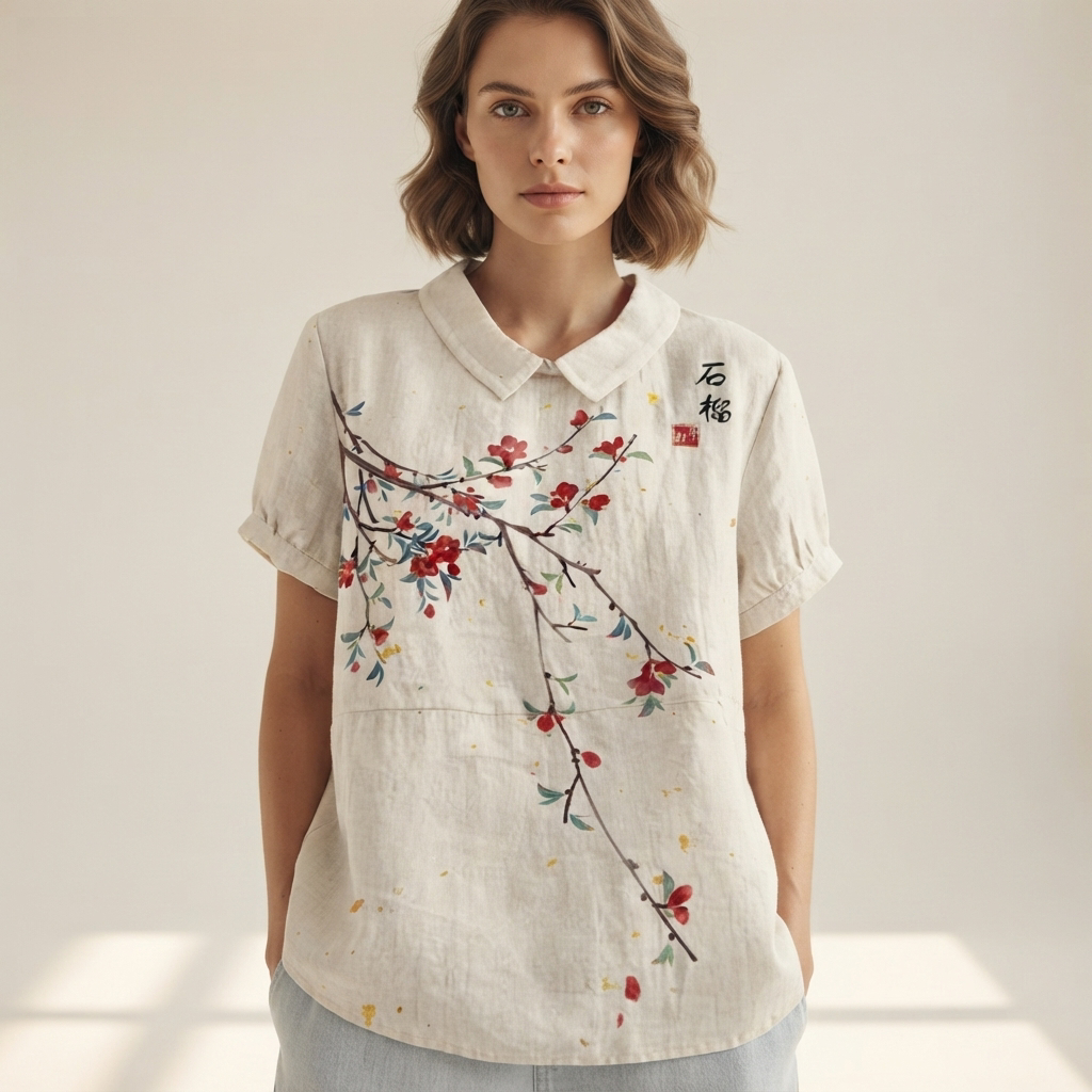 Salmah - Blouse Élégante et Aérée