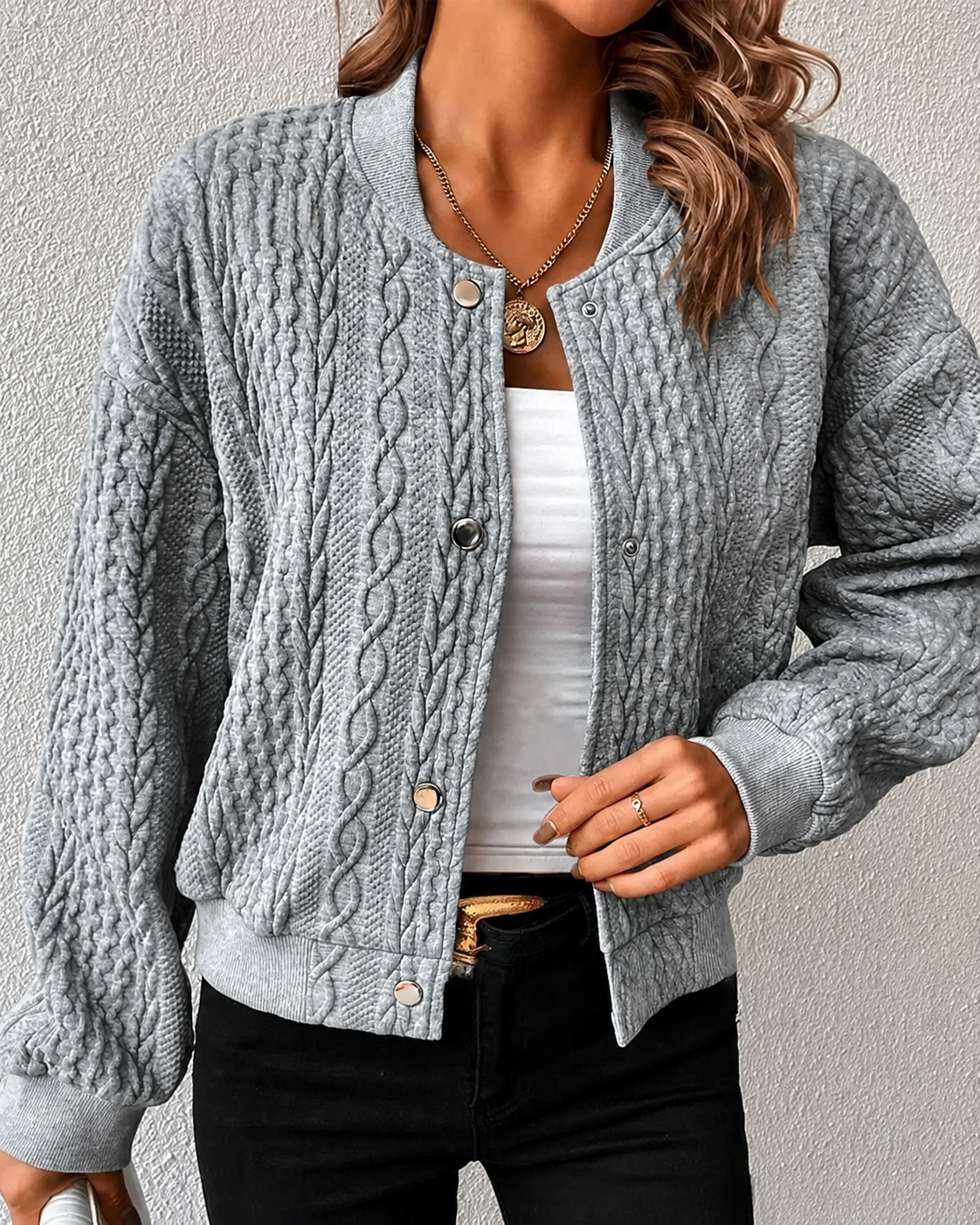 Kymbrea - Gilet Boutonné Confortable