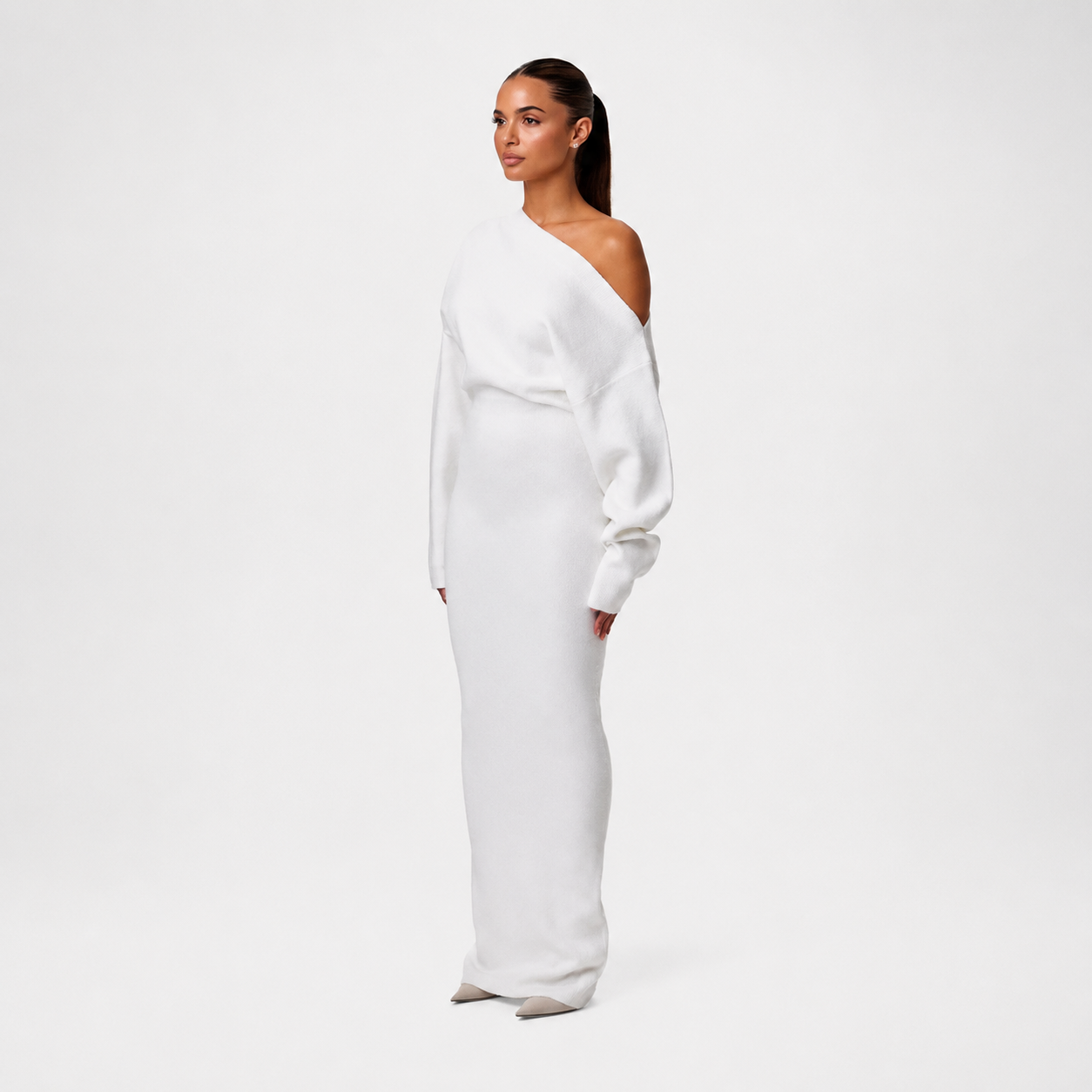 Tahlia - Robe Maxi Stylée à Une Épaule