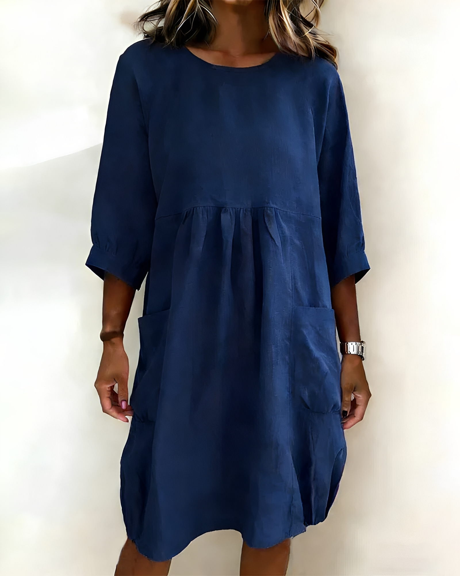 Shadia - Robe Midi Ample et Décontractée