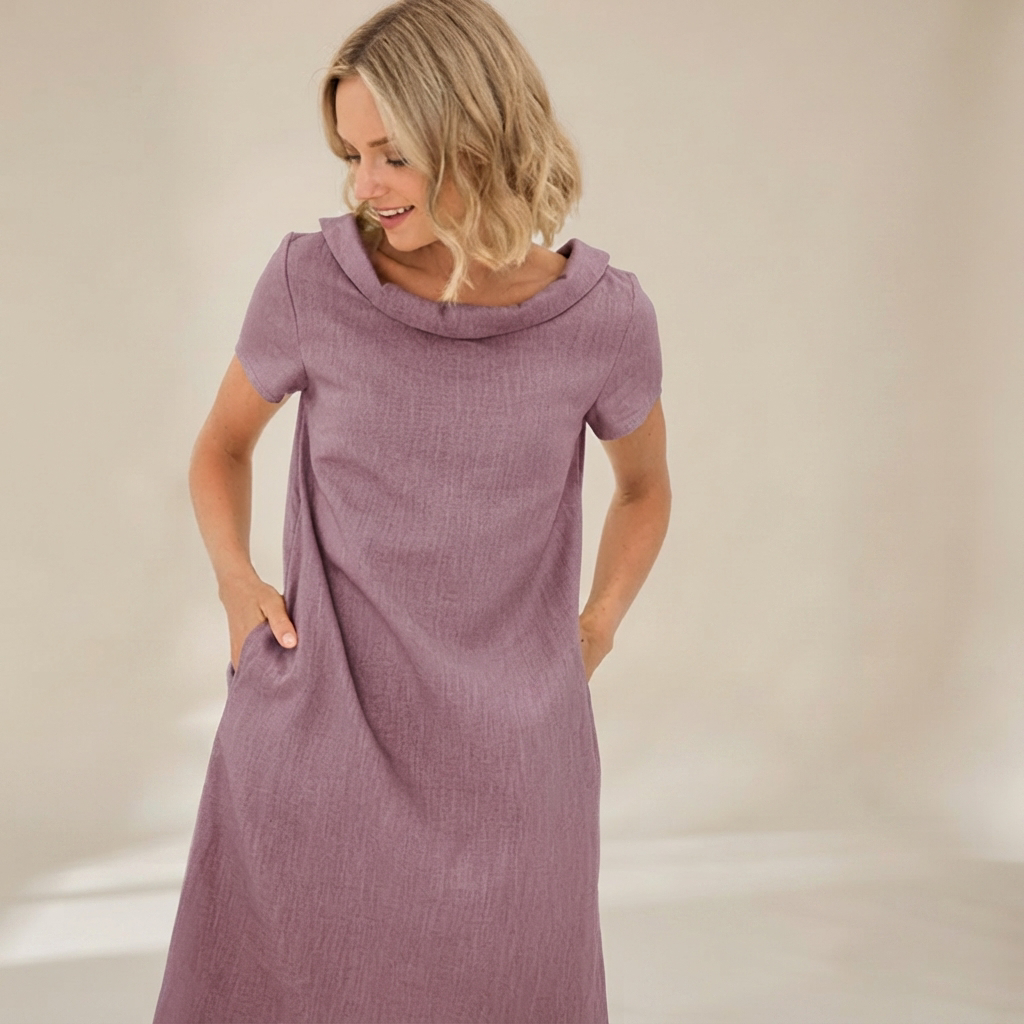 Laurette - Robe Décontractée Coupe Ample