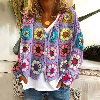 Nydia - Pull confortable et doux avec motif pour femmes