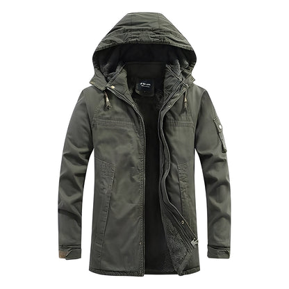 Bryan - Multi-purpose jacket with fleece lining and hood for men