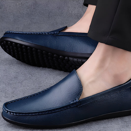 Seward - Mocassins en cuir pour hommes, décontractés et formels