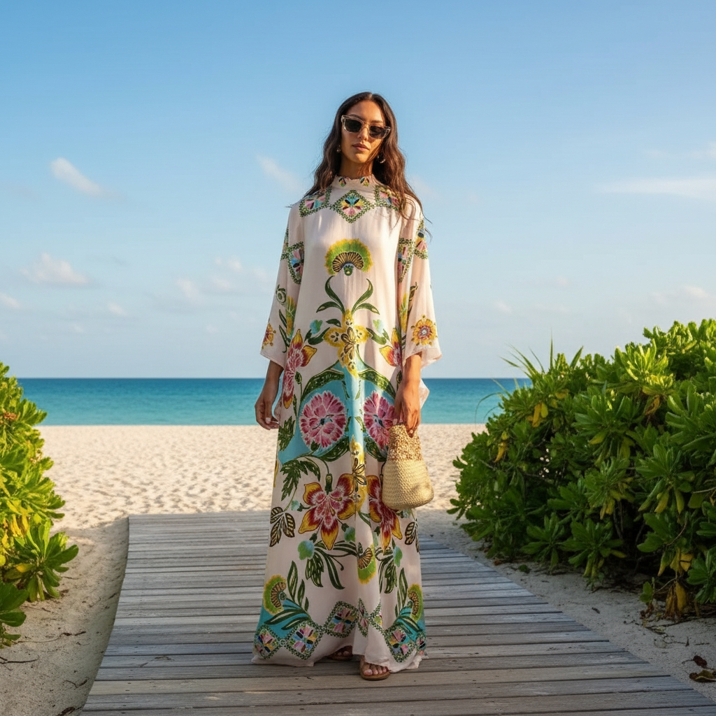Kymbrea - Robe Maxi Ample et Élégante