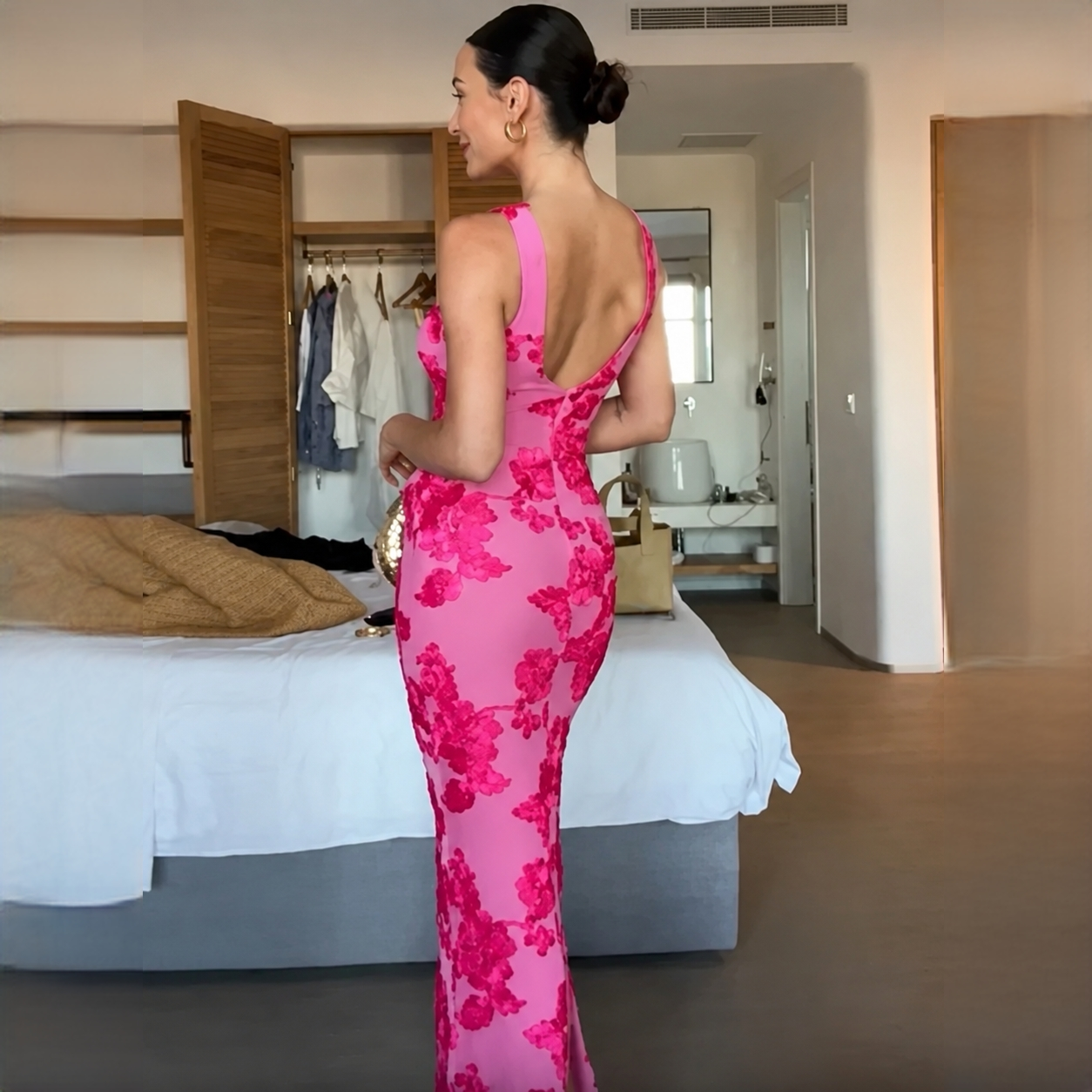 Genecia - Robe Maxi Élégante Flottante