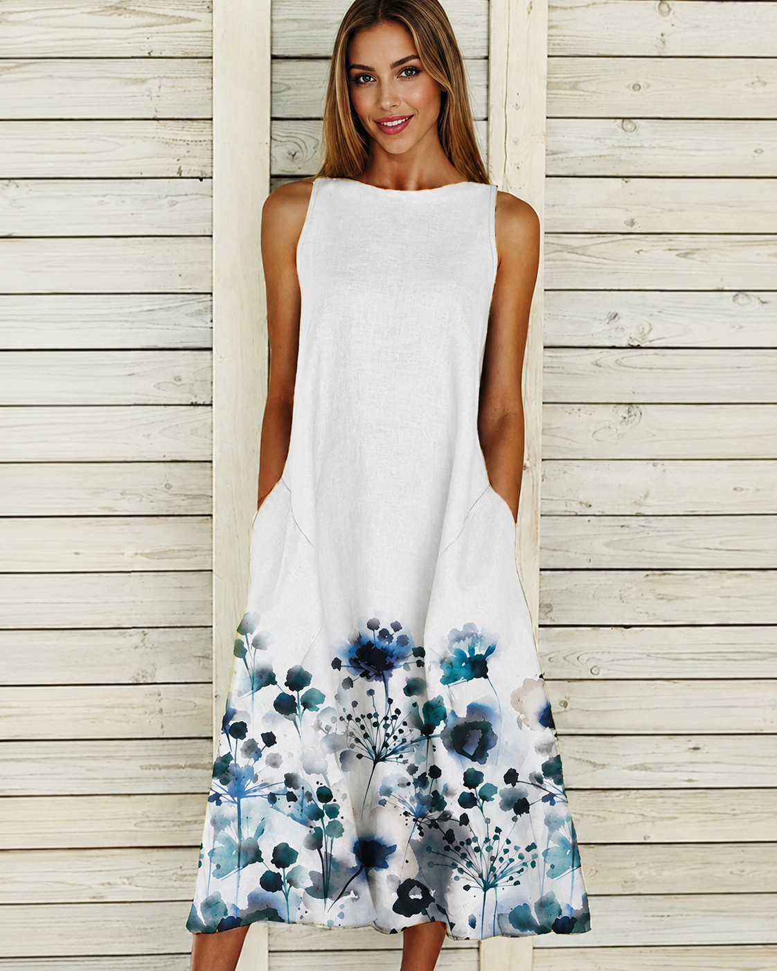 Denique - Robe Midi Vintage Aérée