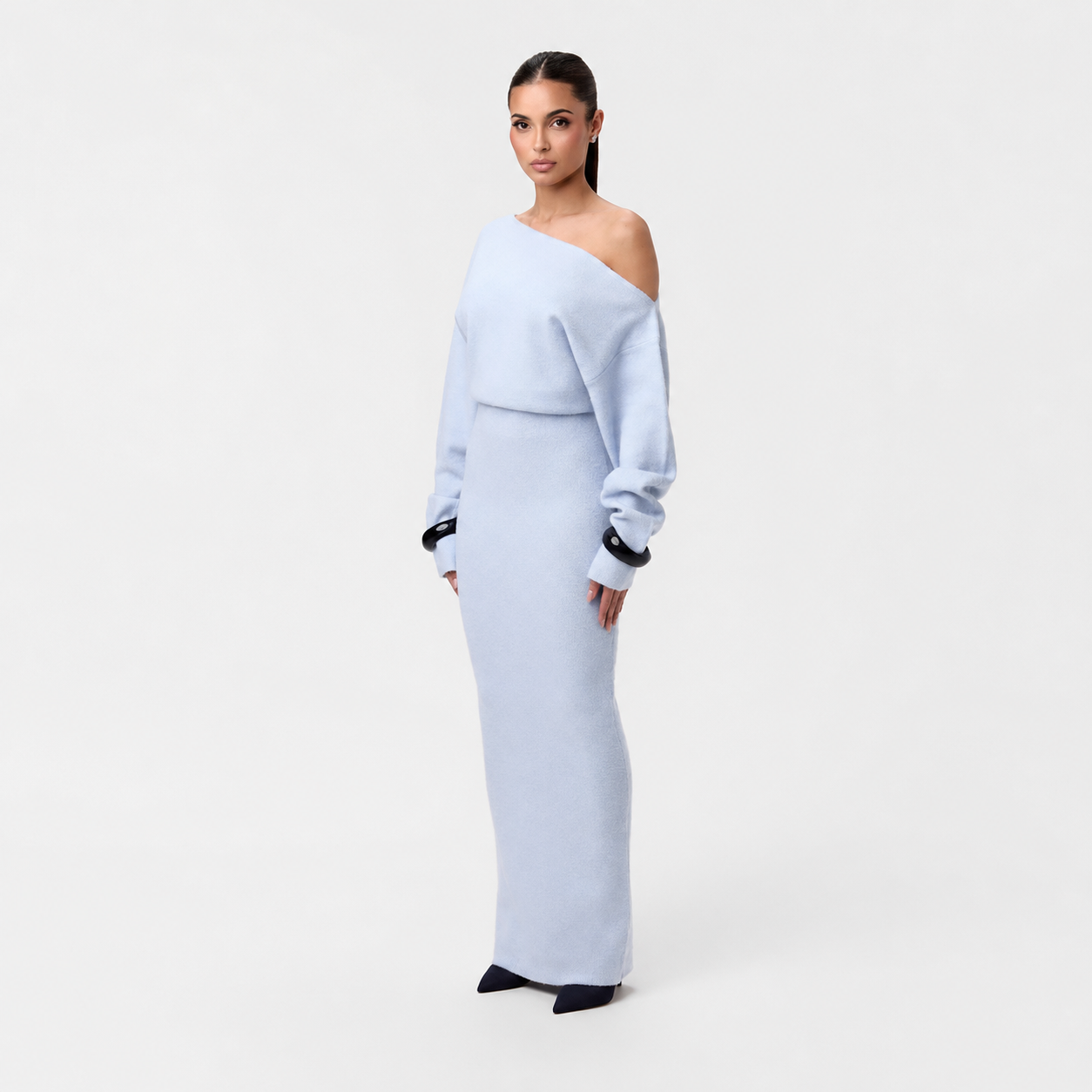 Tahlia - Robe Maxi Stylée à Une Épaule