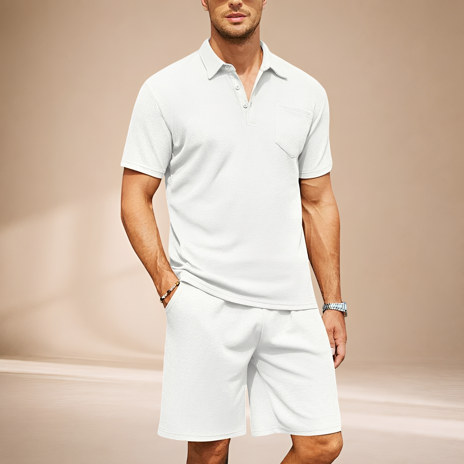 Barry - Ensemble Polo Texturé Ajusté