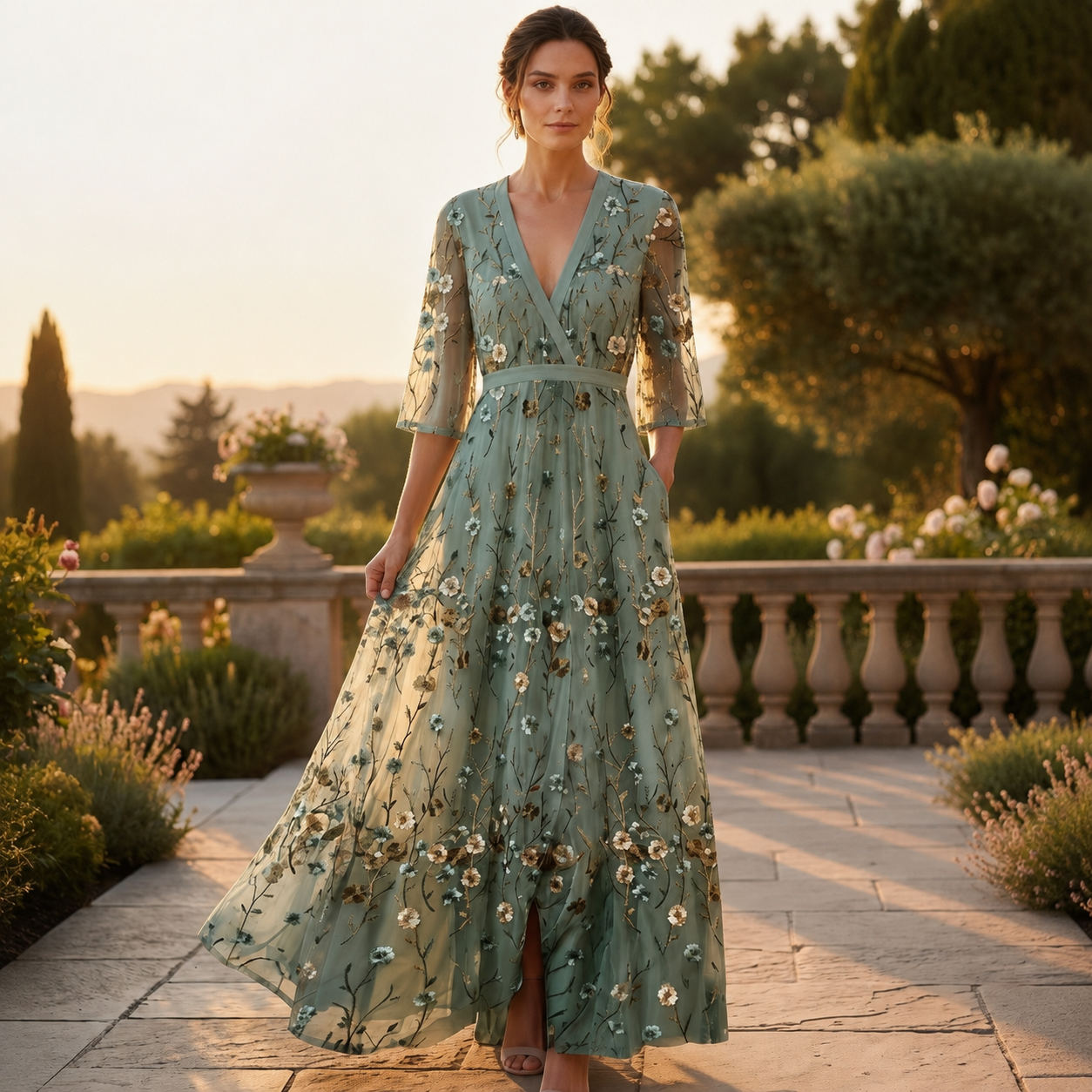 Florence - Robe Maxi Élégante et Fluide