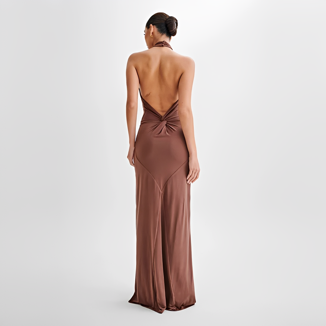 Jianna - Robe Maxi Chic avec Dos Nu