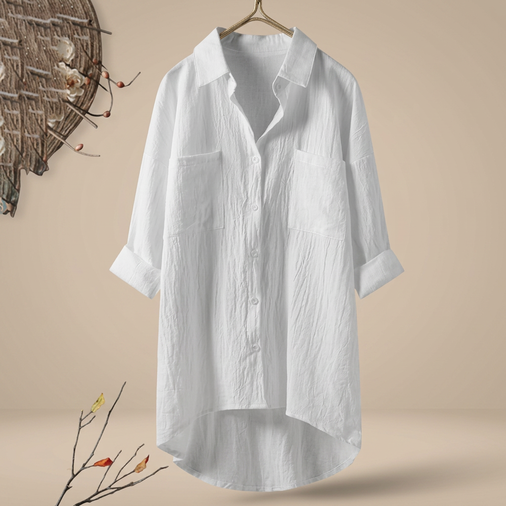 Jacient - Chemise Décontractée à Boutons