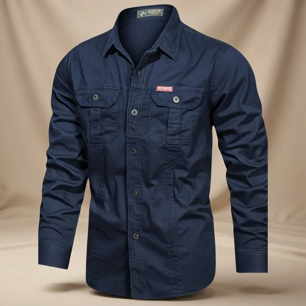 Hayden - Chemise Cargo à Manches Longues avec Poches Multiples