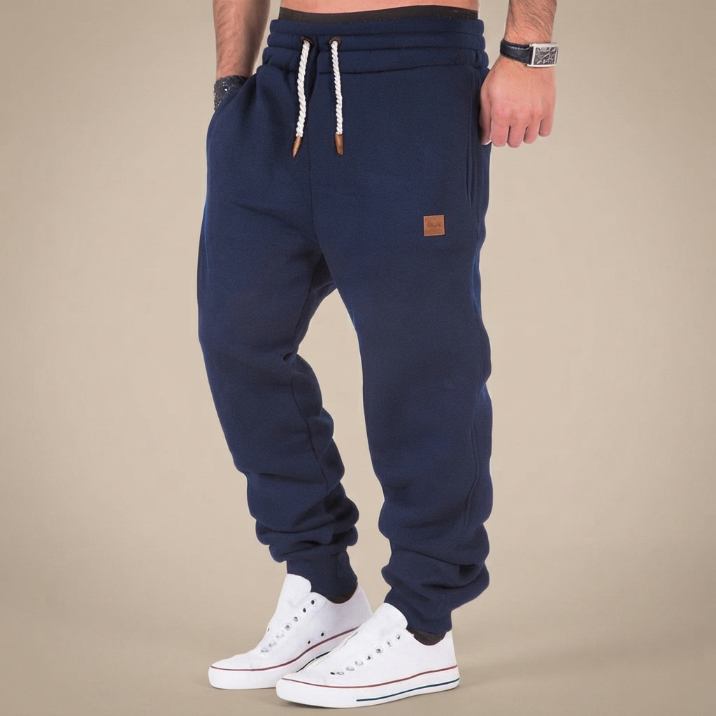 Devin - Pantalon à Taille Élastique avec Cordon de Serrage