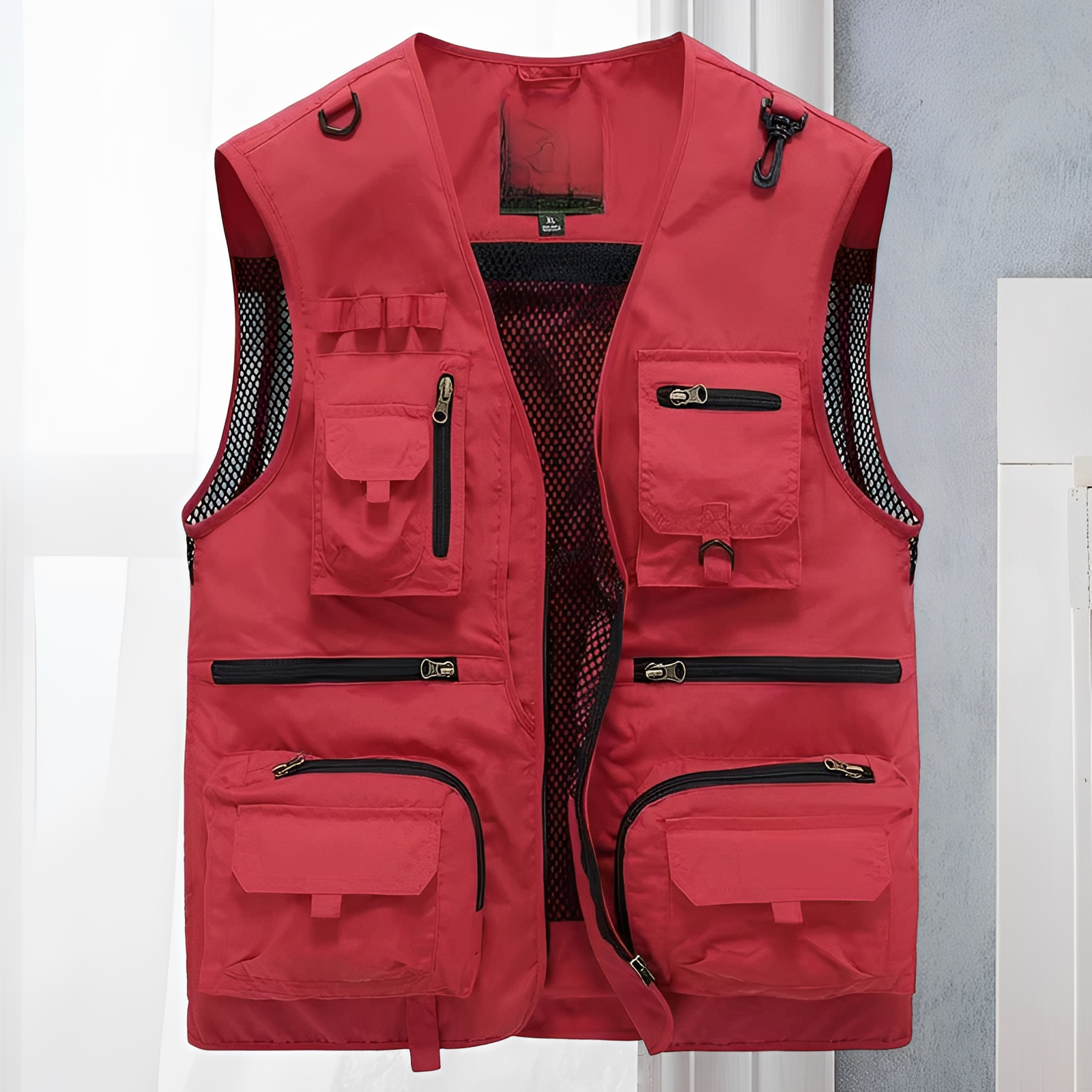 Arlan - Veste d'été à poches multiples pour homme