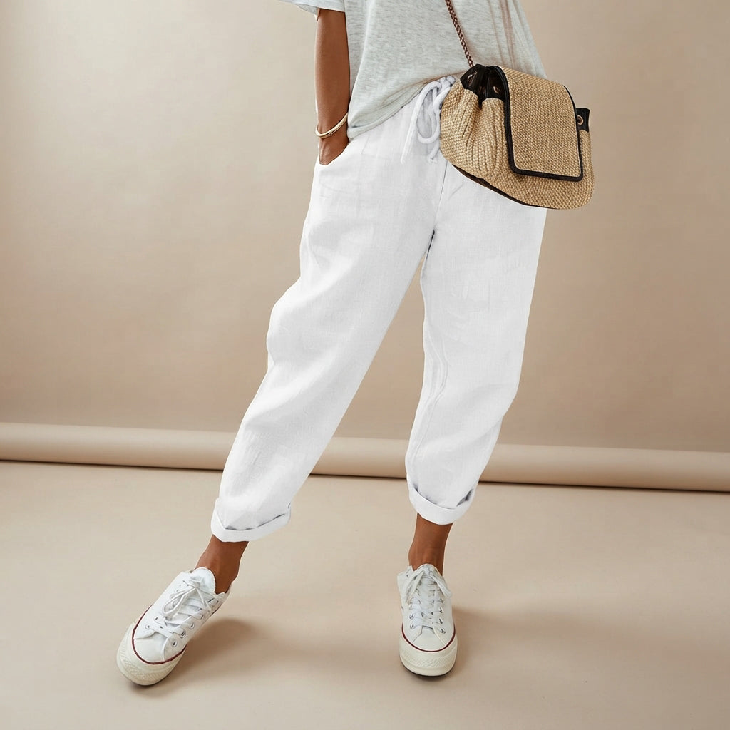 Elwyn - Pantalon Respirant à Taille Élastique