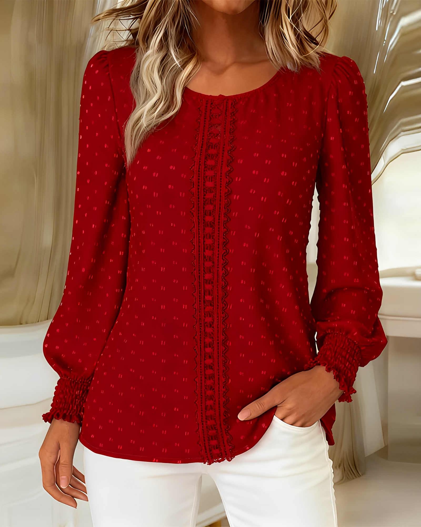 Chanita - Blouse à Volants Stylée