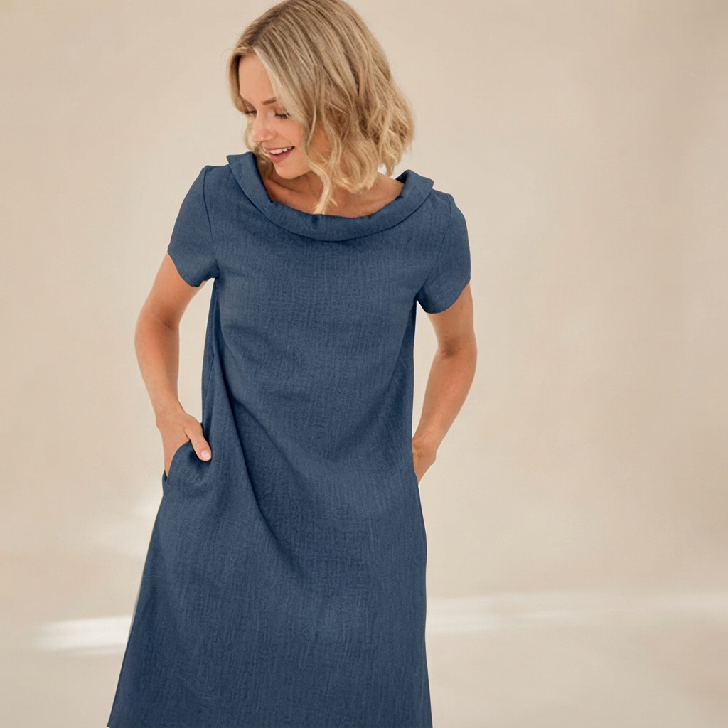 Laurette - Robe Décontractée Coupe Ample