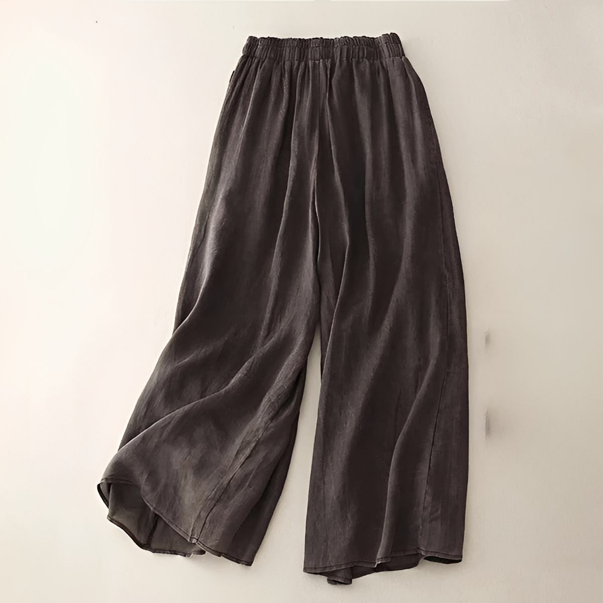 Zavina - Pantalon à Taille Élastique Coupe Décontractée
