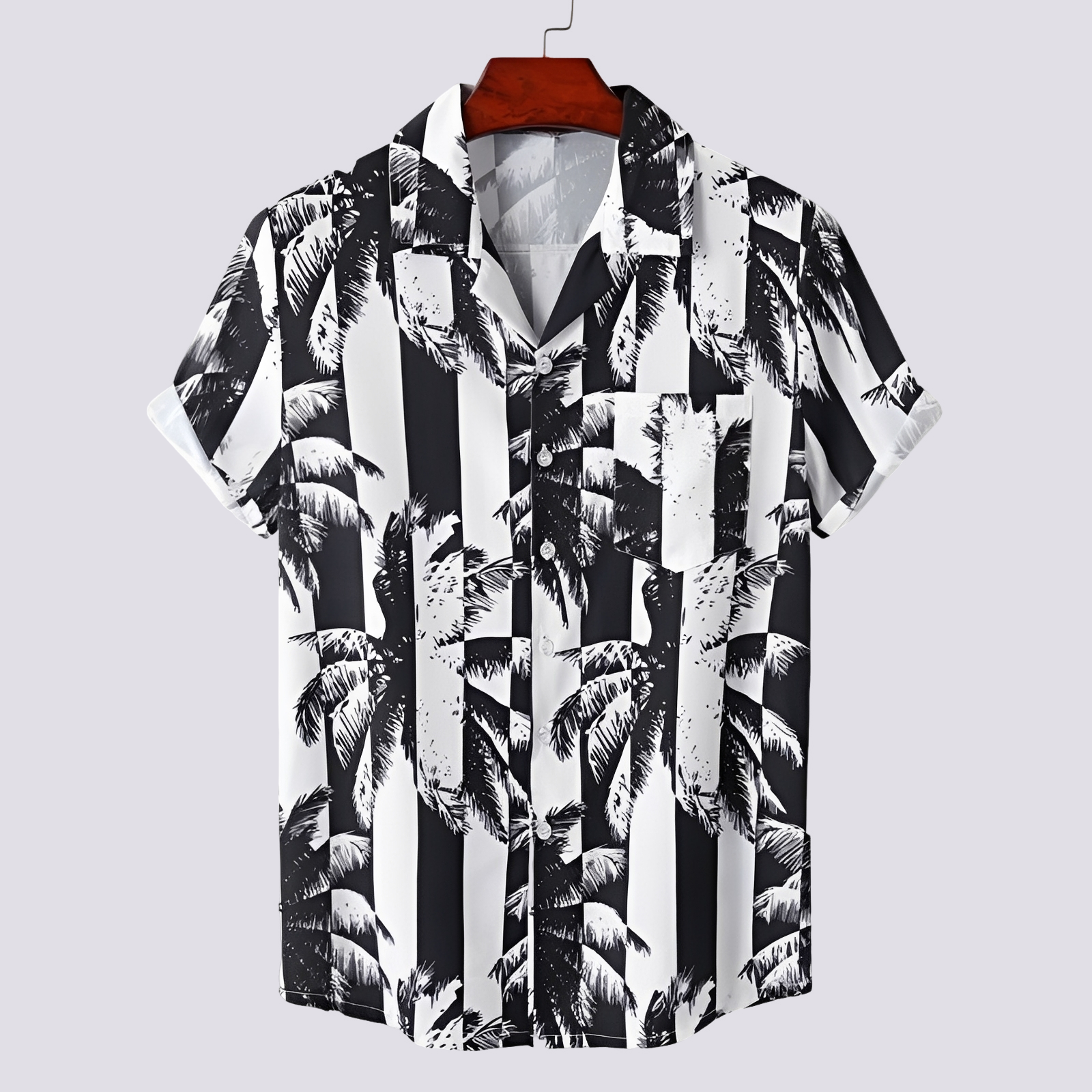 Ronan - Chemise élégante à imprimé hawaïen pour hommes