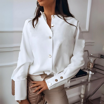 Emely - Haut femme boutonné au style décontracté
