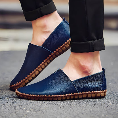 Neville - Beaux mocassins en cuir pour hommes