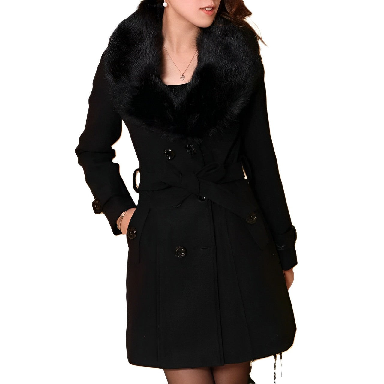 Rachel - Manteau en laine chaud et raffiné