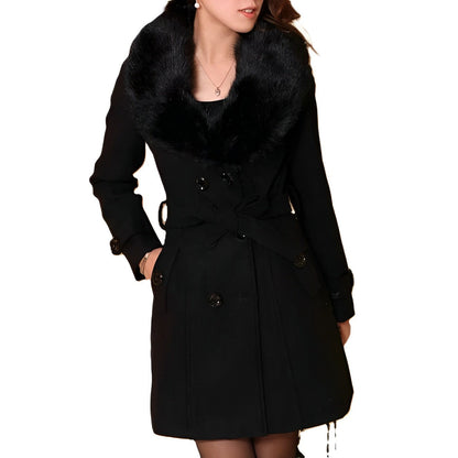 Rachel - Manteau en laine chaud et raffiné