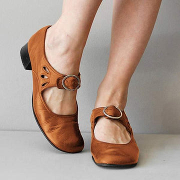 Beatrice - Sandales compensées avec boucle ajustable