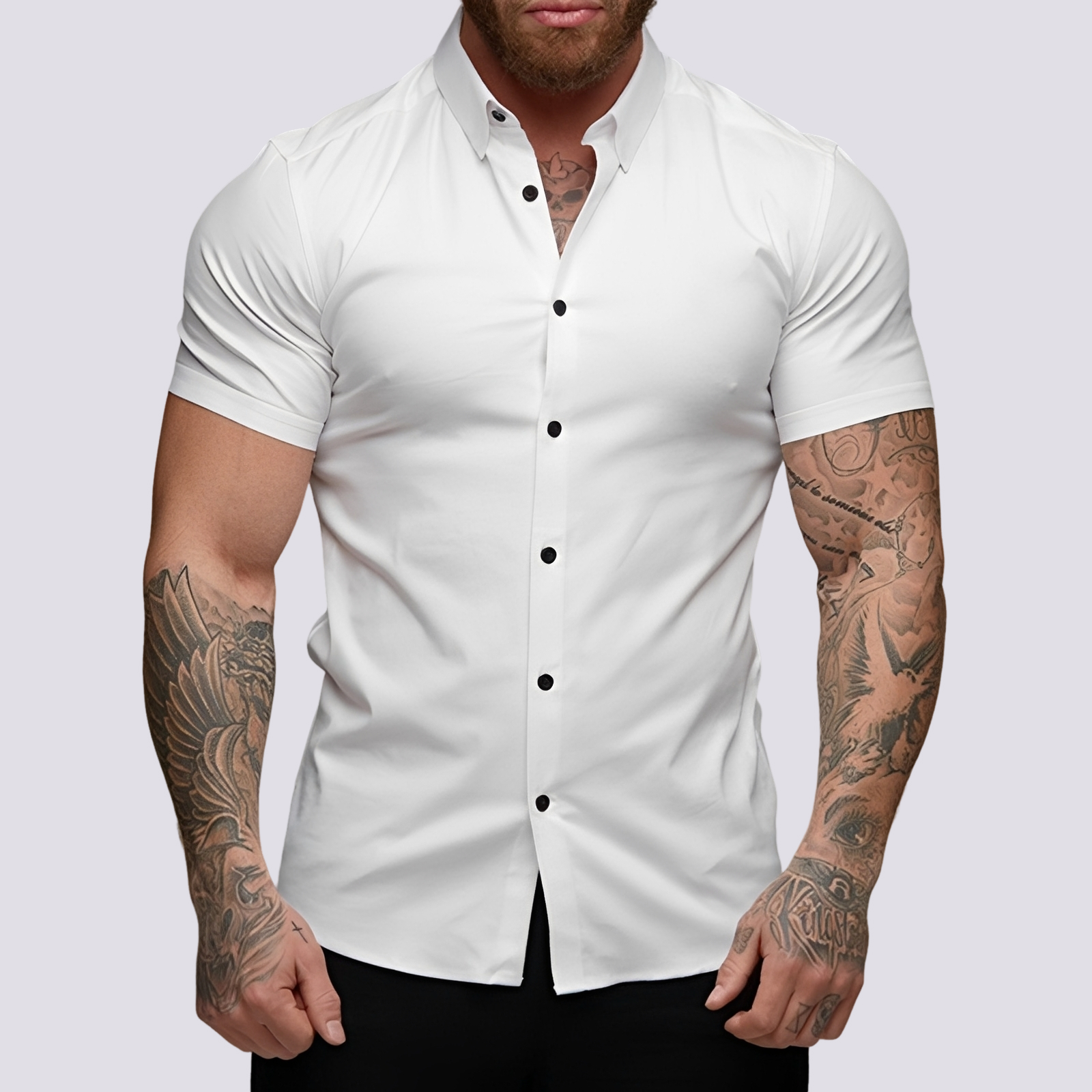 Lukas - Chemise à col extensible