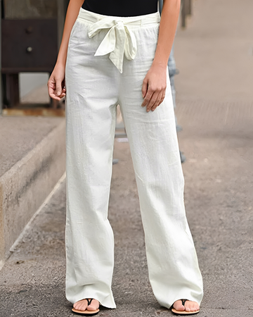 Saniyah - Pantalon avec Taille Extensible et Cordon