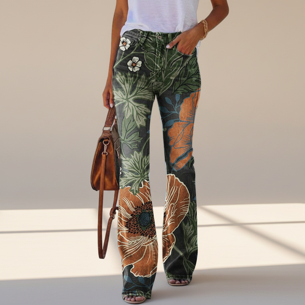 Shelby - Jean Flowy Slim-Fit