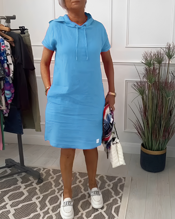 Tasha - Robe Midi Relax à Capuche