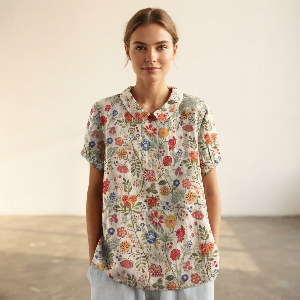 Salmah - Blouse Élégante et Aérée