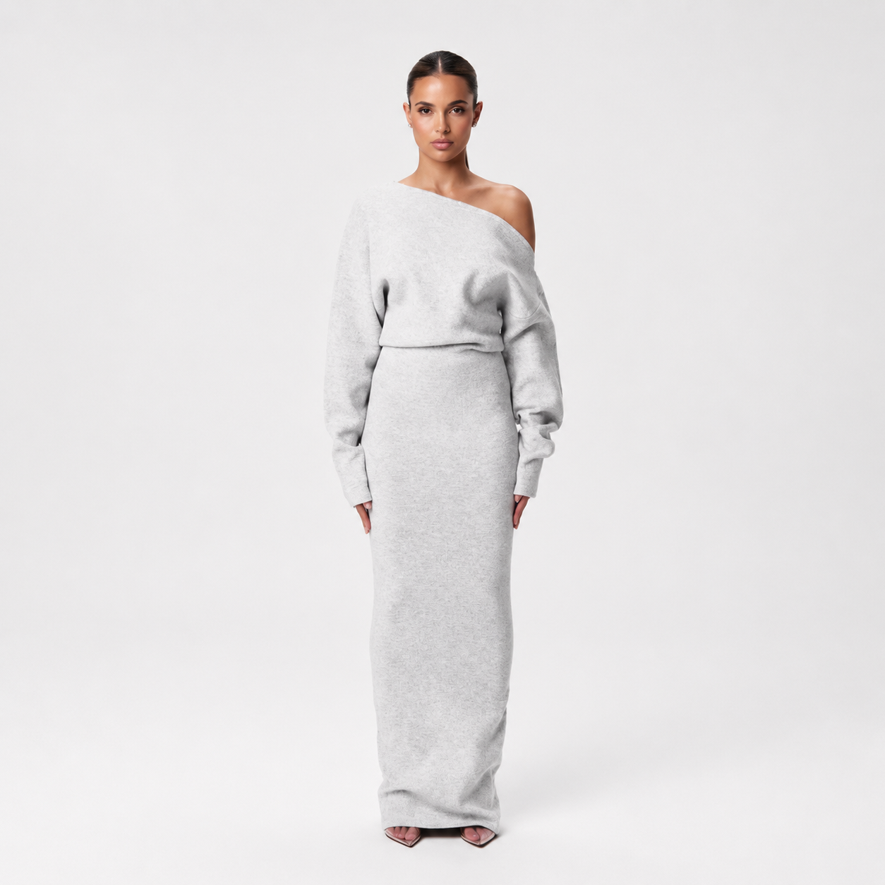 Tahlia - Robe Maxi Stylée à Une Épaule