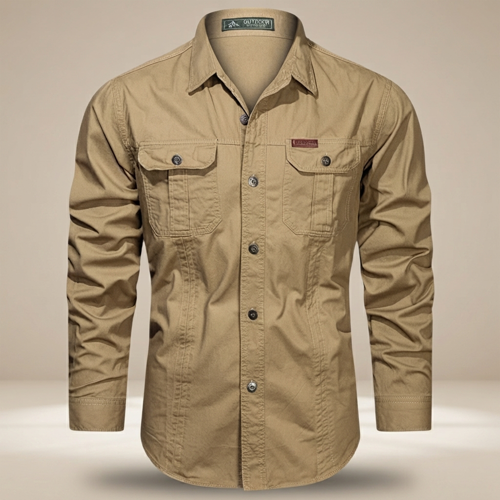 Hayden - Chemise Cargo à Manches Longues avec Poches Multiples