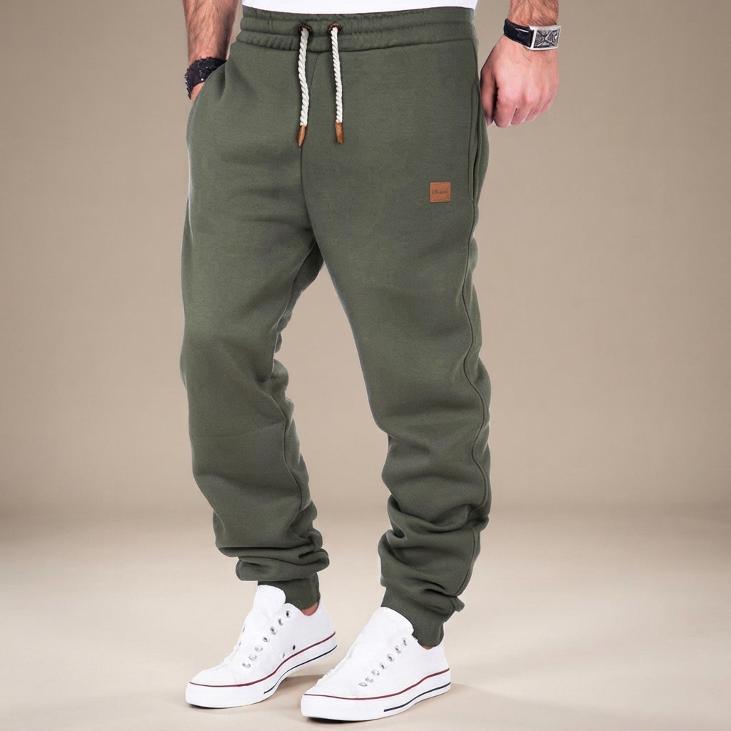 Devin - Pantalon à Taille Élastique avec Cordon de Serrage