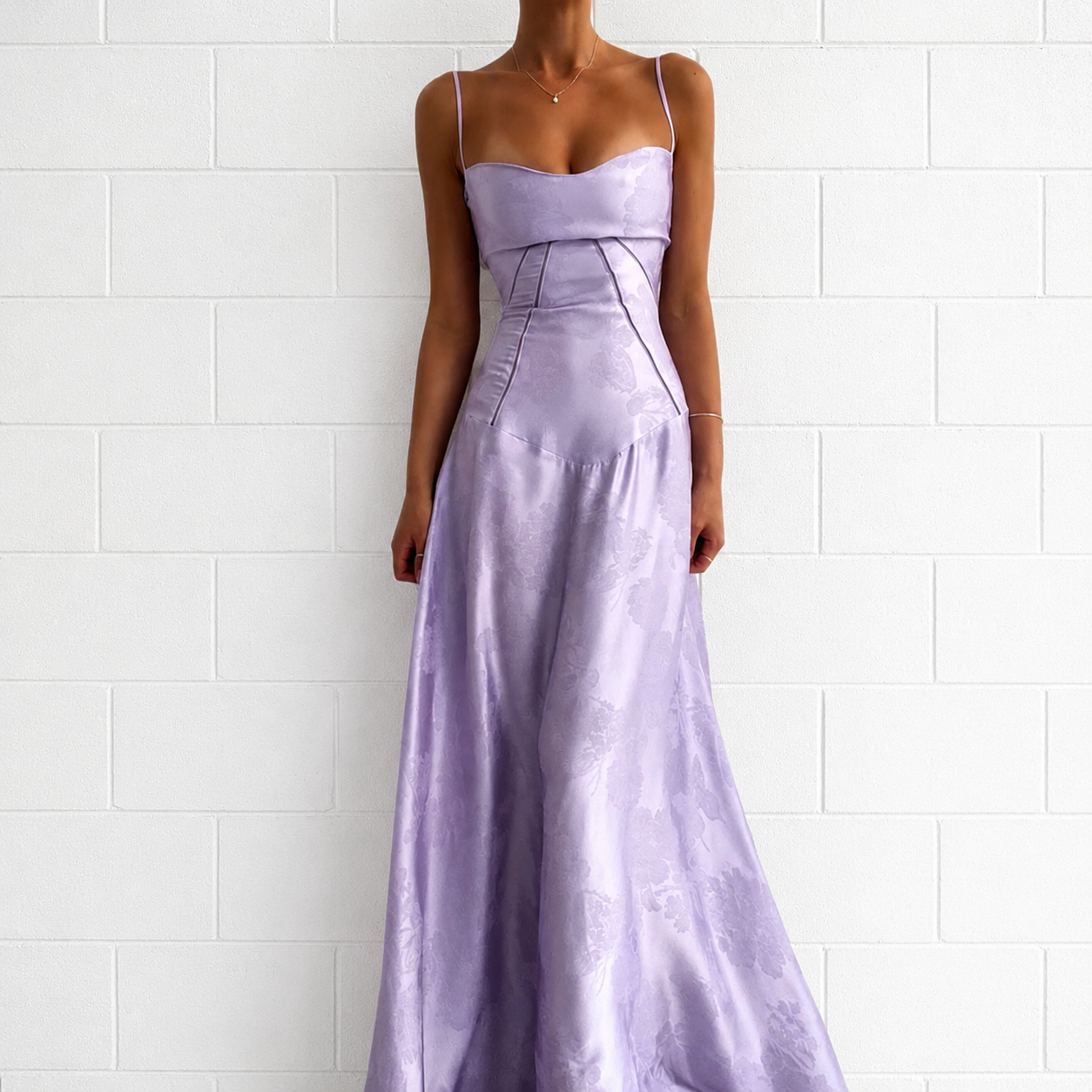 Sandra - Robe Maxi Élégante Ajustée