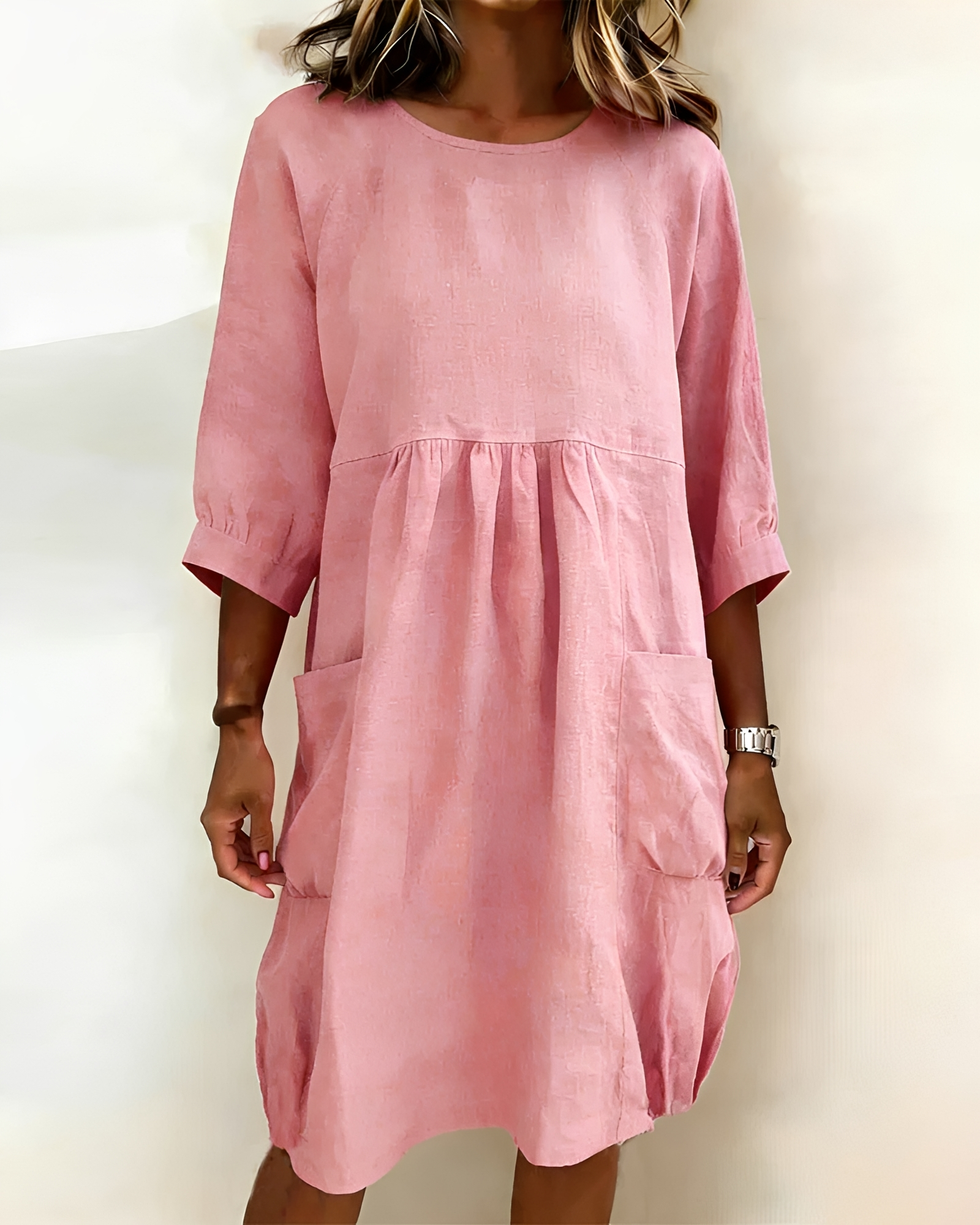 Shadia - Robe Midi Ample et Décontractée