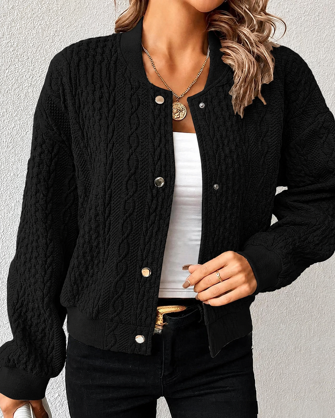 Kymbrea - Gilet Boutonné Confortable