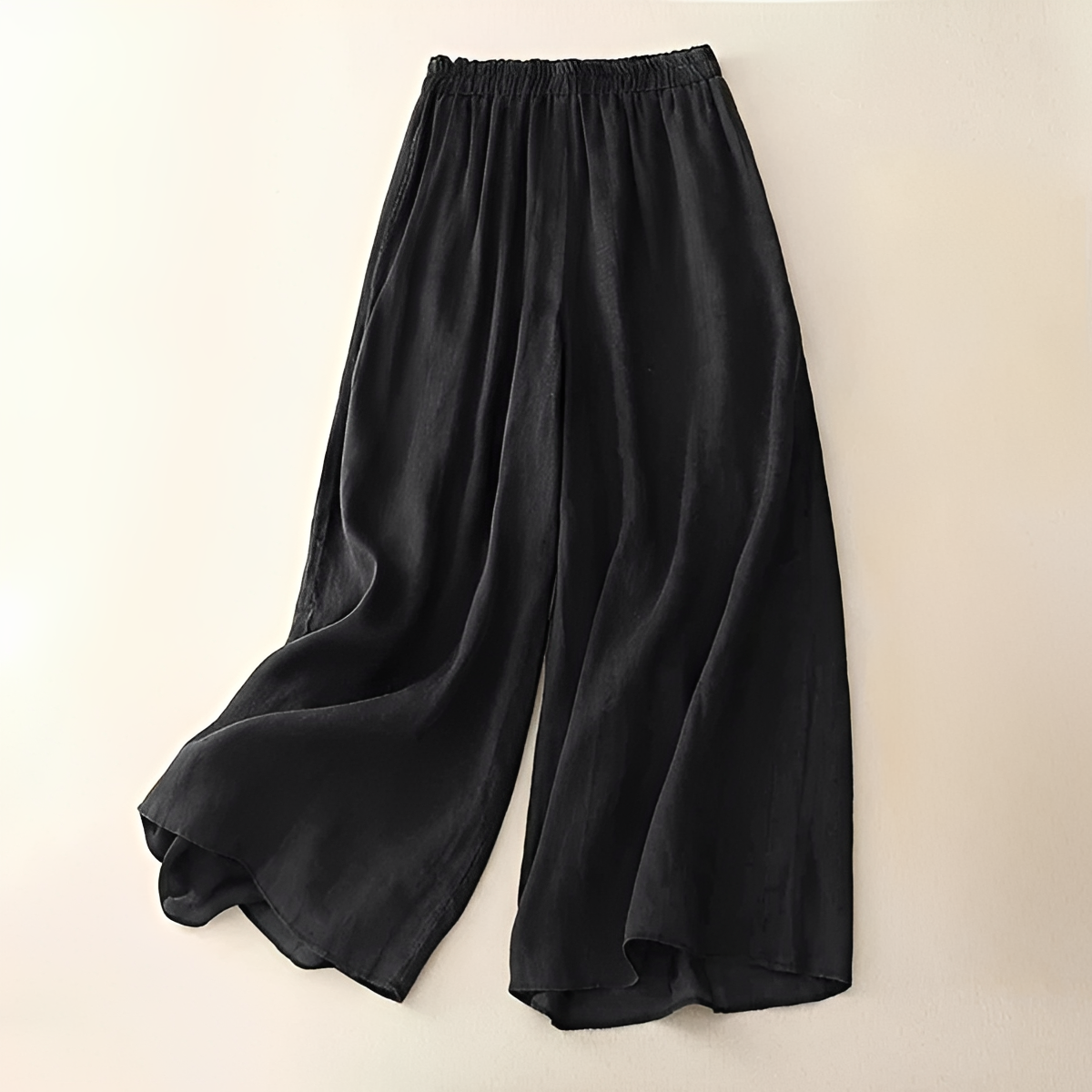 Zavina - Pantalon à Taille Élastique Coupe Décontractée