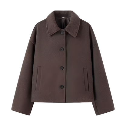 Evaline - Veste décontractée à boutons pour femmes