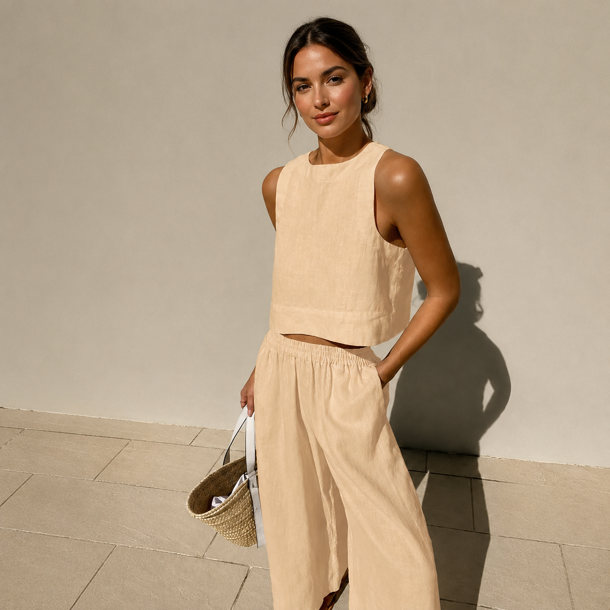 Thelma - Ensemble Décontracté Pantalon Coupe Ample