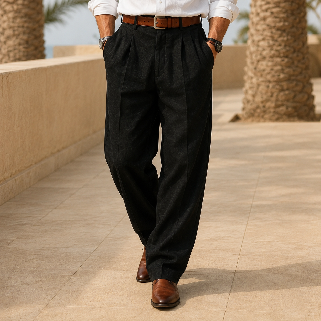 Edwin - Pantalon Vintage à Coupe Décontractée