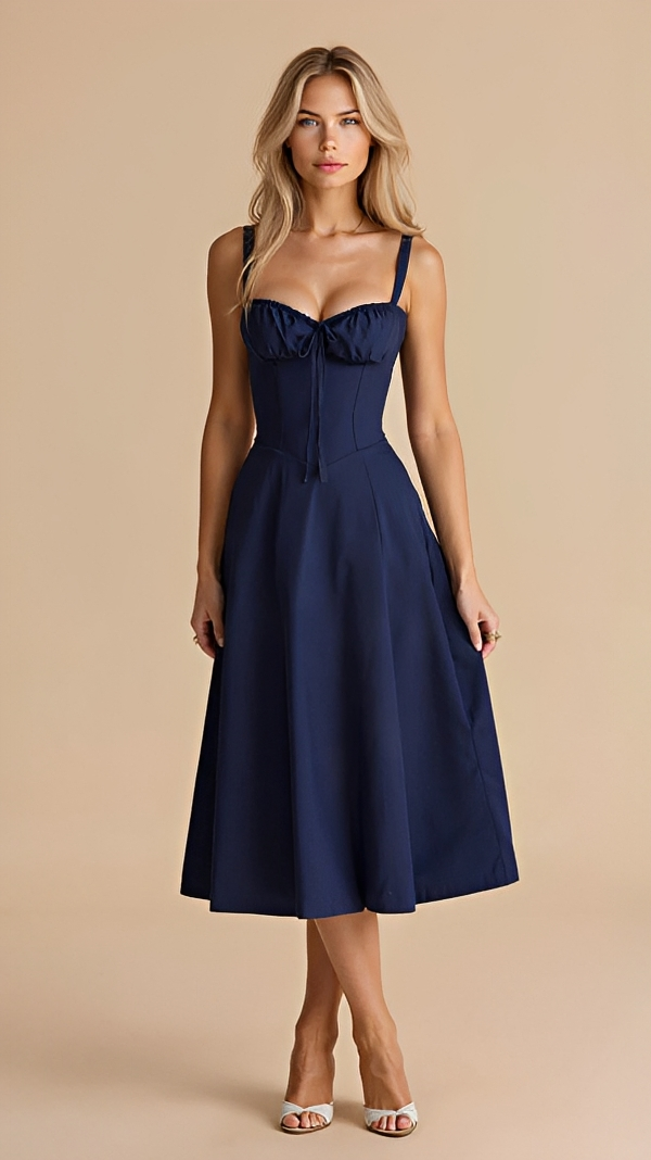 Kiana - Robe Élégante et Chic Fendue Midi