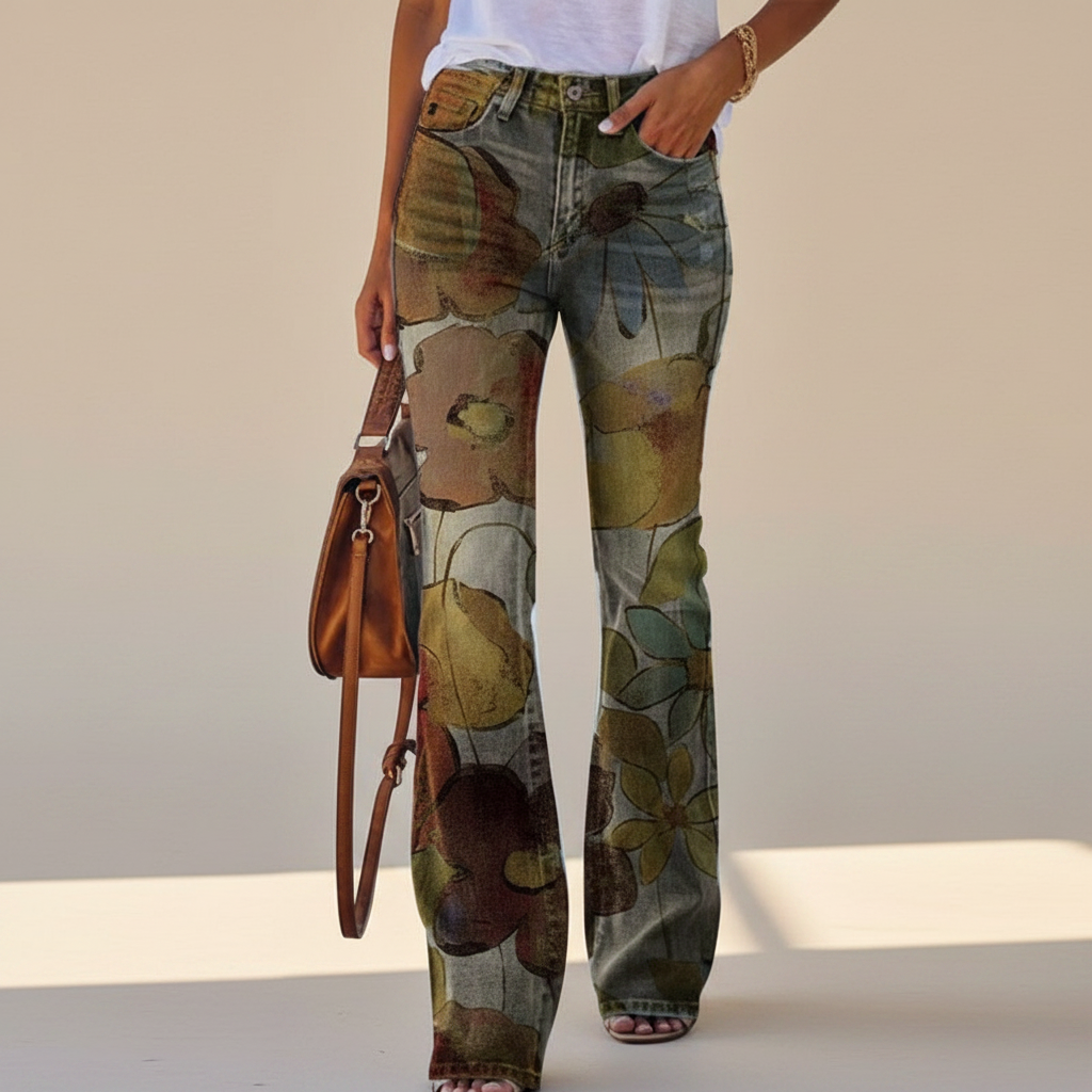 Shelby - Jean Flowy Slim-Fit